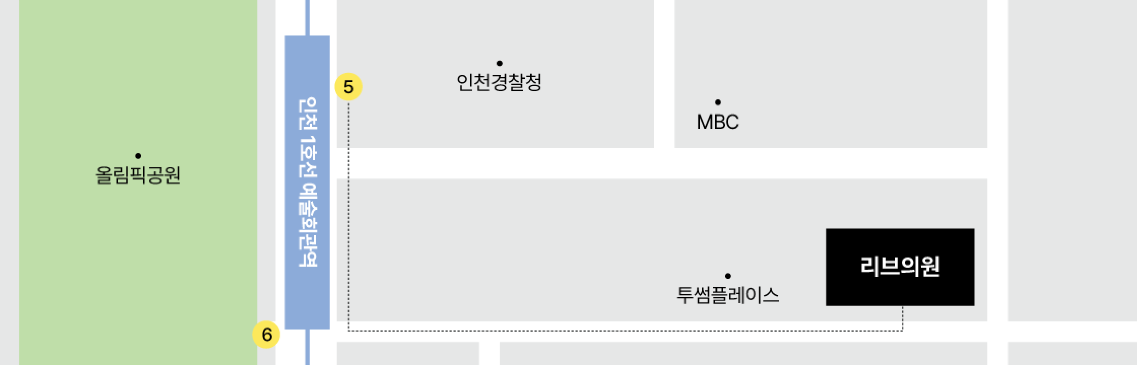 오시는 길 지도